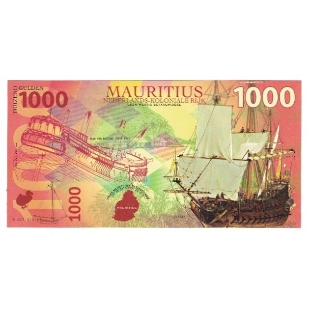 Banknote, Mauritius, 1000 Gulden, 2016, FANTASY BANKNOTE, UNC(65-70)