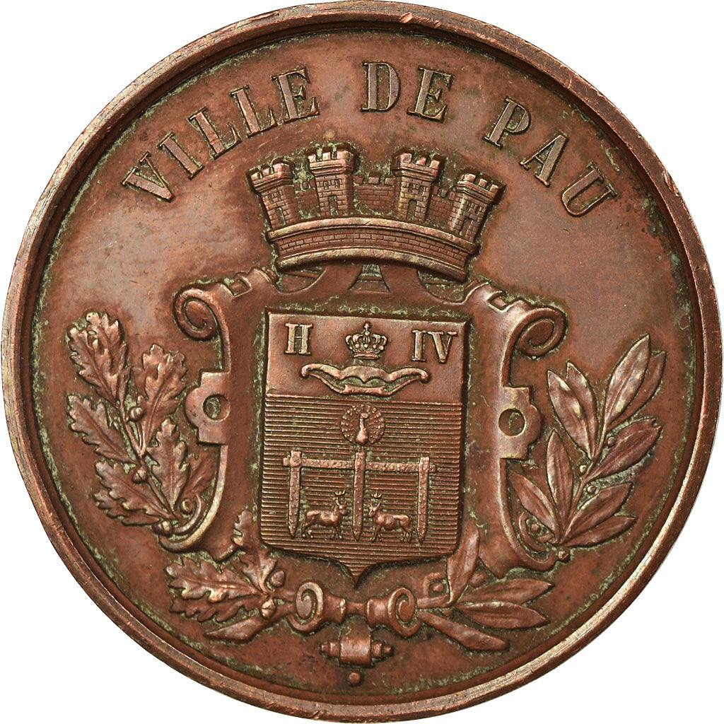 Francia, medaglia, Exposition de Pomologie et d'Horticulture de Pau, 1902, BB+