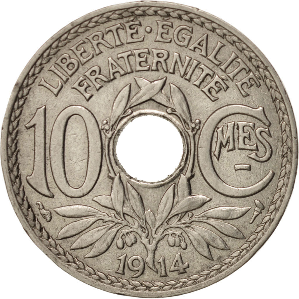 France, Lindauer, 10 Centimes, 1914, SUP, Nickel, KM:866, Gadoury:285