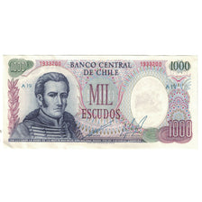Billete, 1000 Escudos, 1967-1976, Chile, KM:146, EBC