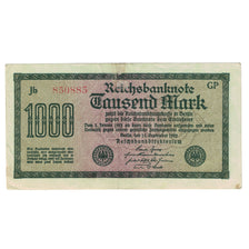 Banknote, Germany, 1000 Mark, 1922, 1922-09-15, KM:76c, EF(40-45)