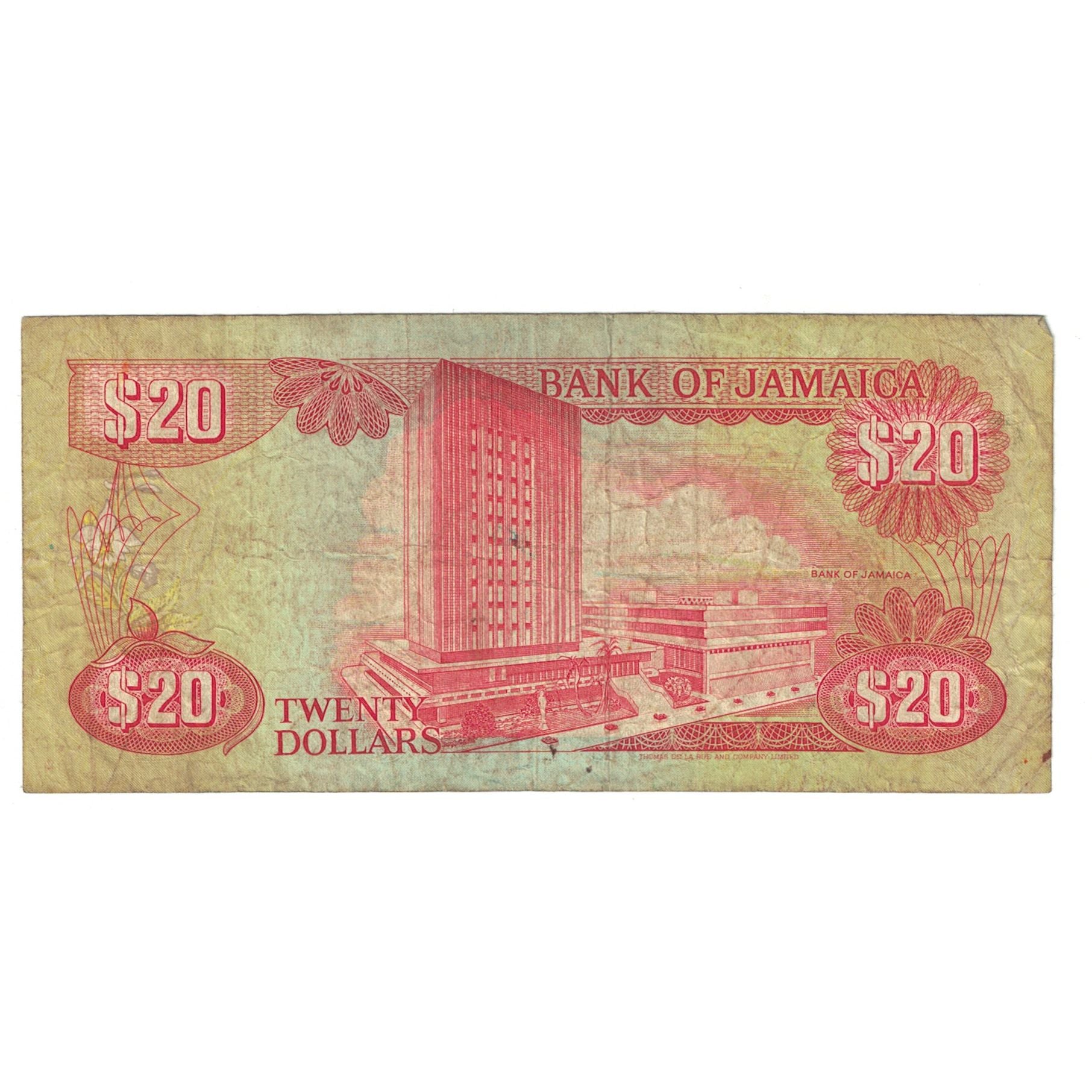 Banknote, Jamaica, 20 Dollars, 1991, 1991-10-01, KM:68a, VF(20-25)