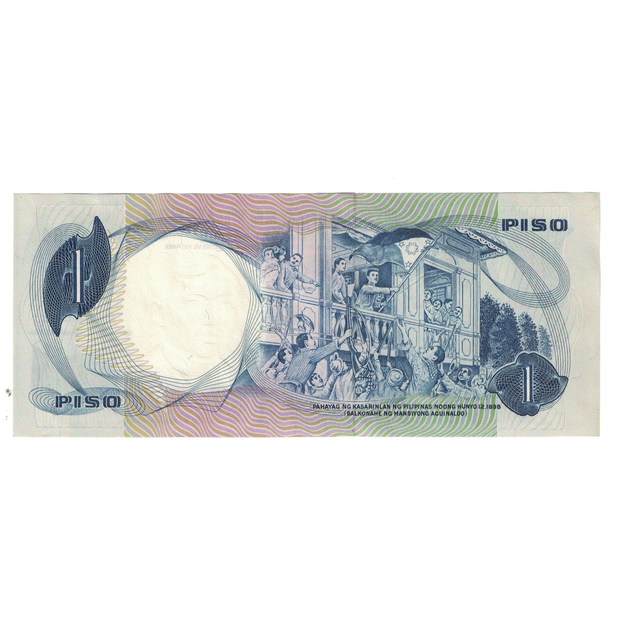 Banconote, Filippine, 1 Piso, KM:142a, BB
