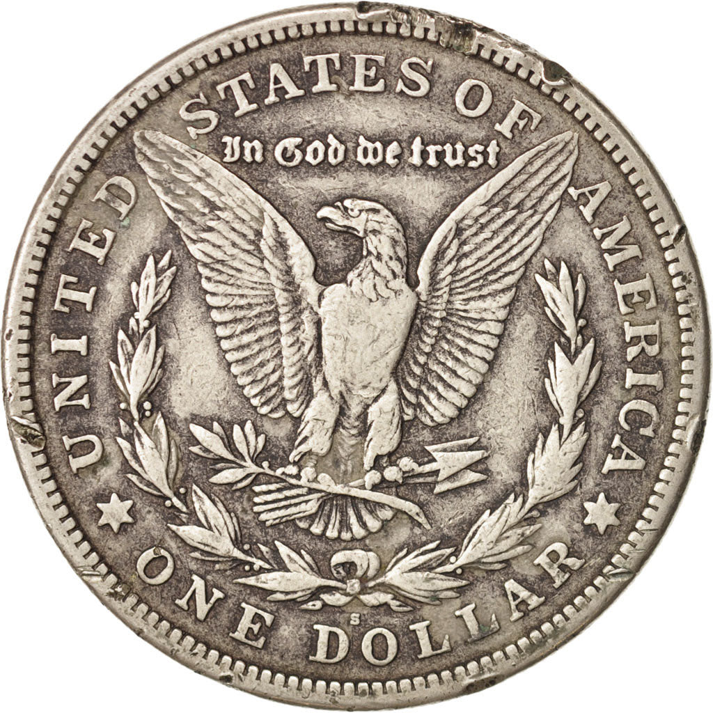 États-Unis, Morgan Dollar, Dollar, 1921, U.S. Mint, San Francisco, TB+, Argent
