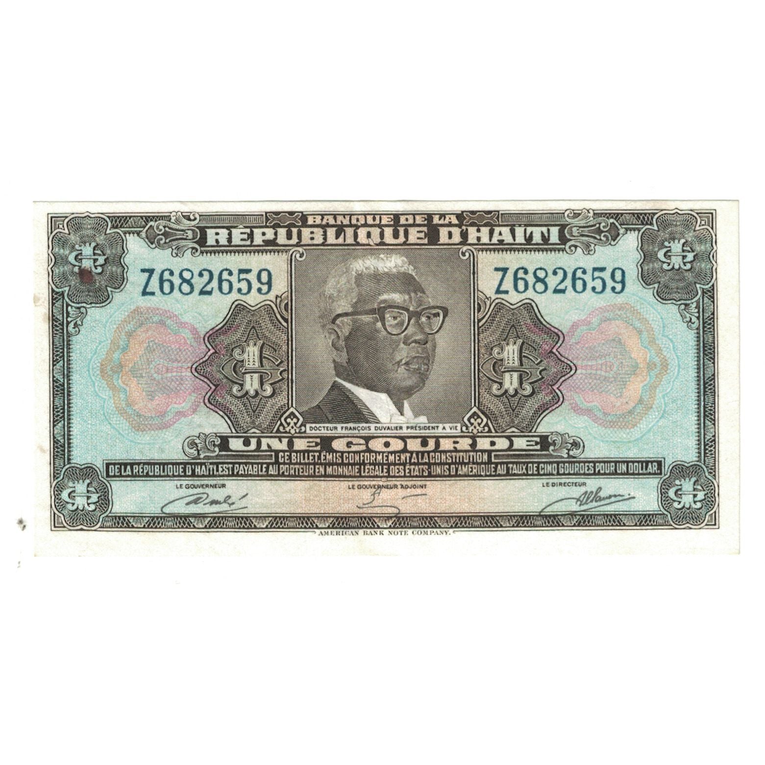 Geldschein, Haiti, 1 Gourde, KM:210, UNZ-