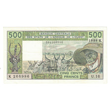 Banknote, West African States, 500 Francs, KM:706Kh, UNC(63)