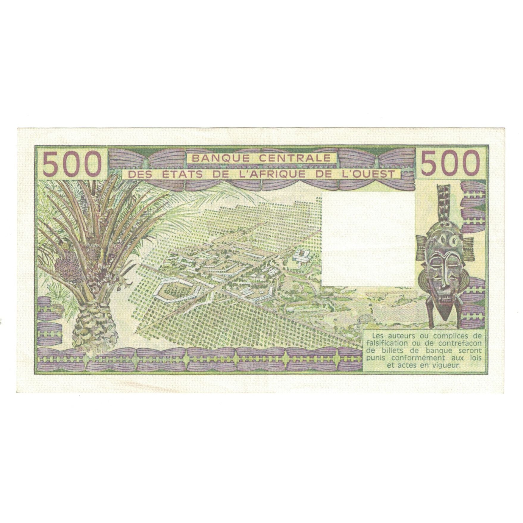 Banknote, West African States, 500 Francs, KM:706Kh, UNC(63)