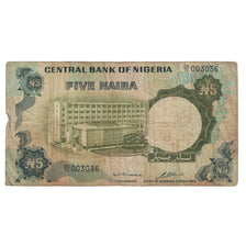 Banknote, Nigeria, 5 Naira, KM:16b, VF(20-25)
