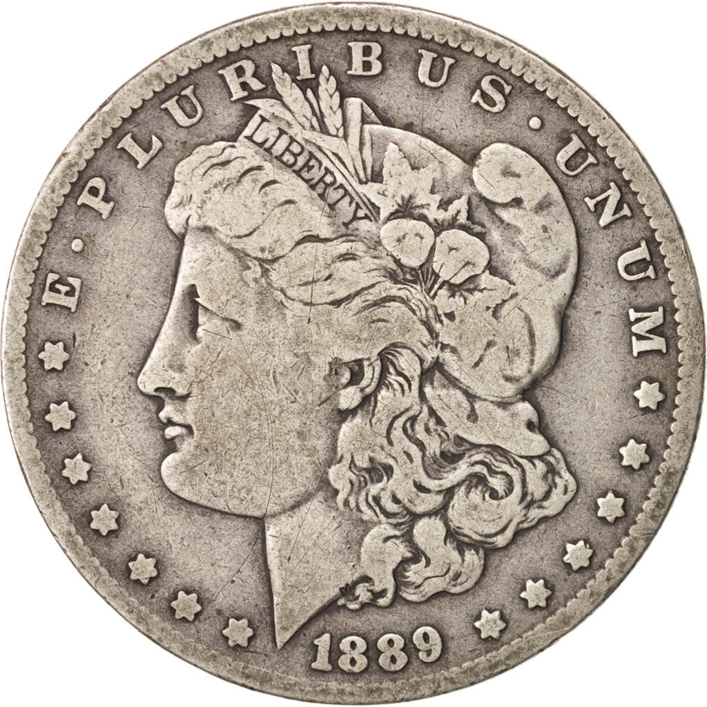 United States, Morgan Dollar, Dollar, 1889, U.S. Mint, New Orleans, VF(20-25)