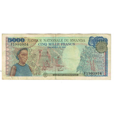 Banknote, Rwanda, 5000 Francs, 1988, 1988-01-01, KM:22, VF(20-25)