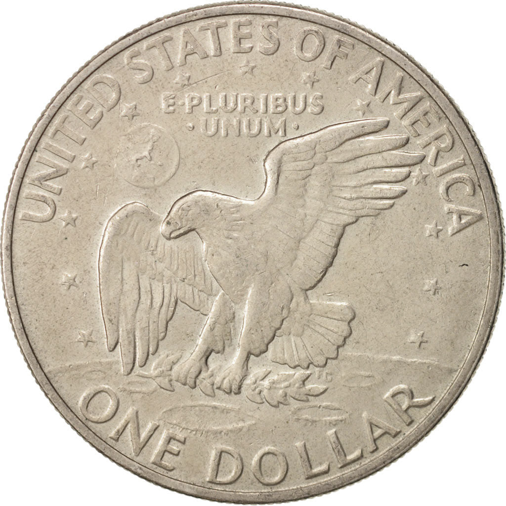 United States, Eisenhower Dollar, 1972, U.S Mint, Denver, EF(40-45), KM 203