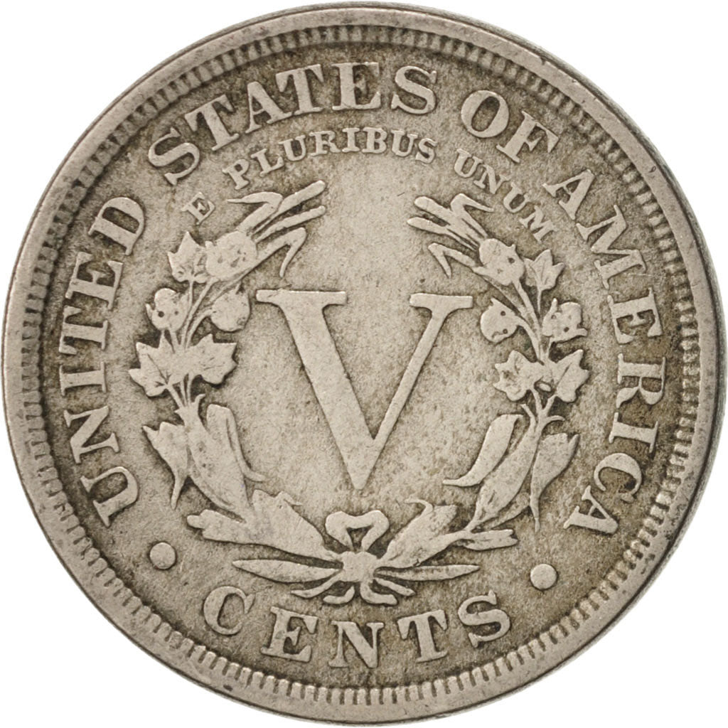 États-Unis, Liberty Nickel, 5 Cents, 1907, U.S. Mint, Philadelphia, TTB, KM 112