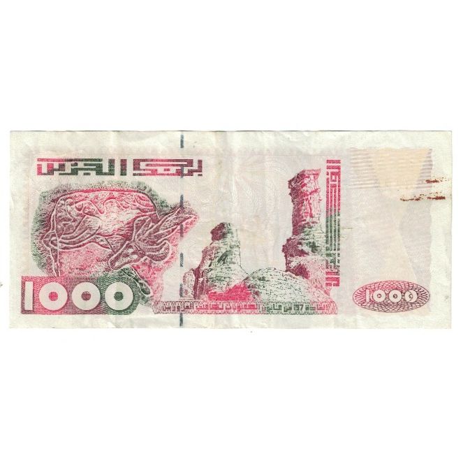 Banconote, Algeria, 1000 Dinars, KM:140, BB