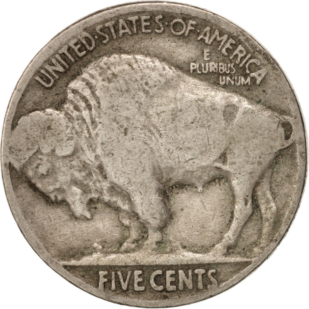 Stati Uniti, Buffalo Nickel, 5 Cents, 1934, U.S. Mint, Philadelphia, MB+, Ram...