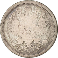 Russia, Nicholas II, 20 Kopeks, 1883, Saint-Petersburg, VF(20-25),Silver,KM22a.1