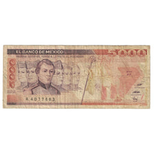 Billete, 5000 Pesos, 1989, México, 1989-03-28, KM:88c, BC