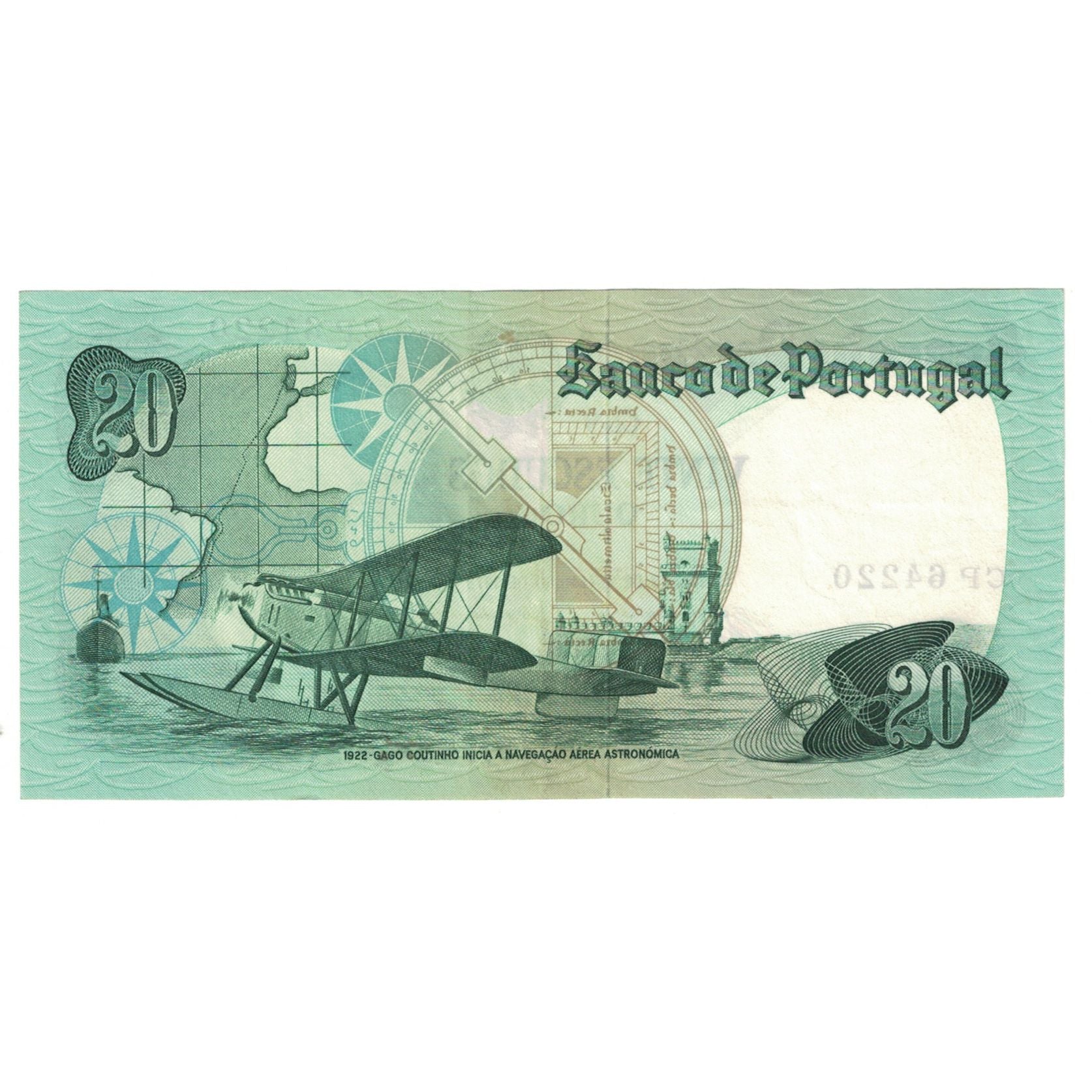 Banknote, Portugal, 20 Escudos, 1978, 1978-09-13, KM:176b, UNC(65-70)
