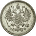 Moneda, Rusia, Nicholas II, 10 Kopeks, 1908, Saint-Petersburg, MBC+, Plata