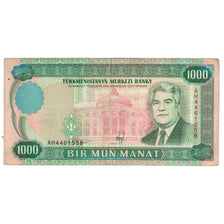 Biljet, Turkmenistan, 1000 Manat, 1995, Undated (1995), KM:8, TTB