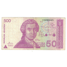 Banknote, Croatia, 500 Dinara, 1991, 1991-10-08, KM:21a, EF(40-45)