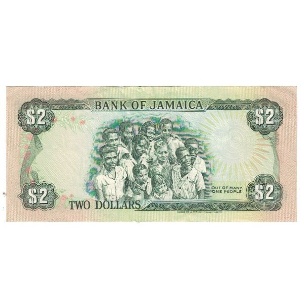 Banknote, Jamaica, 2 Dollars, 1993, 1993-02-01, KM:69a, AU(55-58)