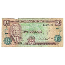 Banknote, Jamaica, 5 Dollars, 1992, 1992-08-01, KM:70d, EF(40-45)