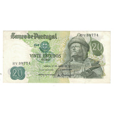 Banknote, Portugal, 20 Escudos, 1971, 1971-07-27, KM:173, EF(40-45)