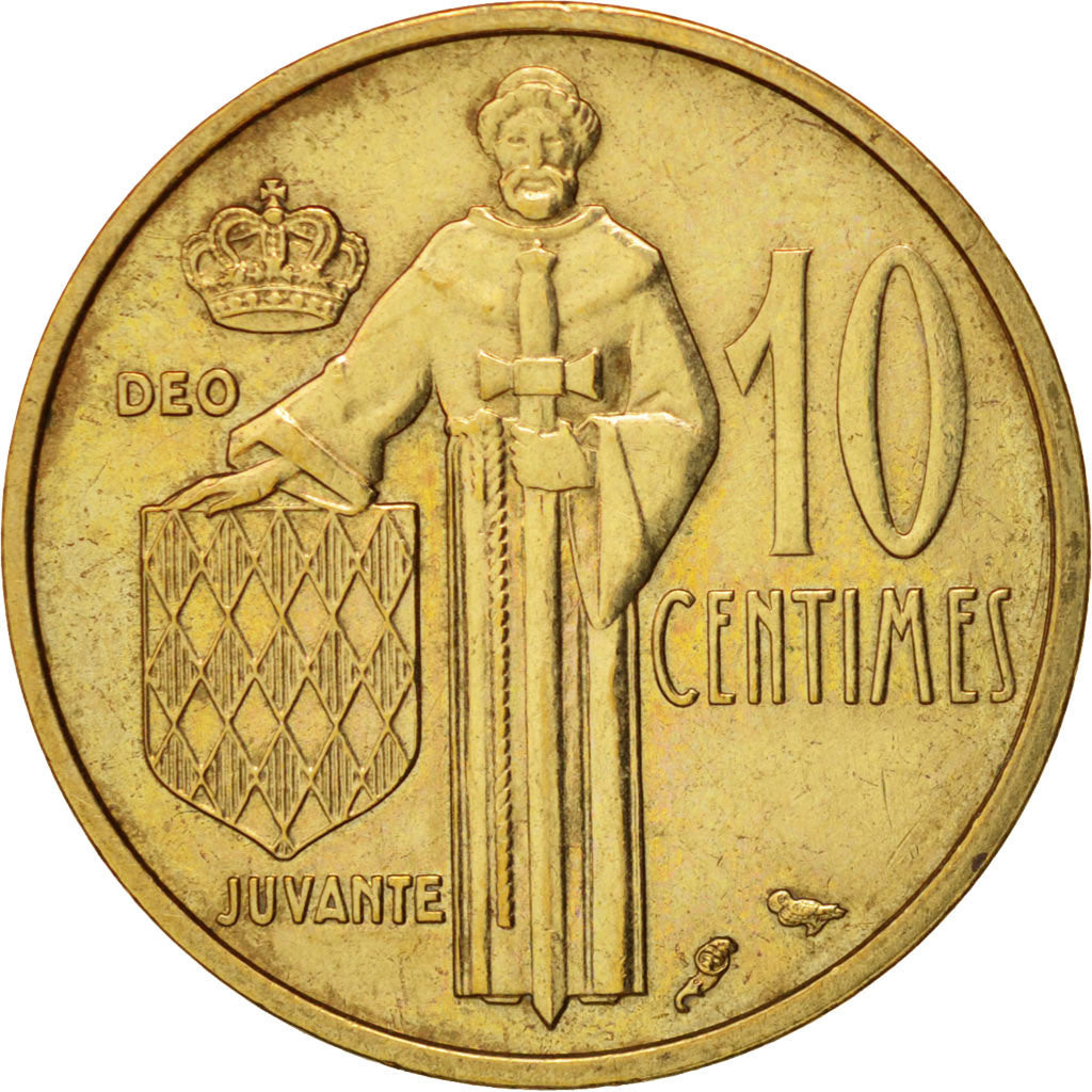 Monaco, Rainier III, 10 Centimes, 1962, SUP, Aluminum-Bronze,KM:142,GadouryMC146