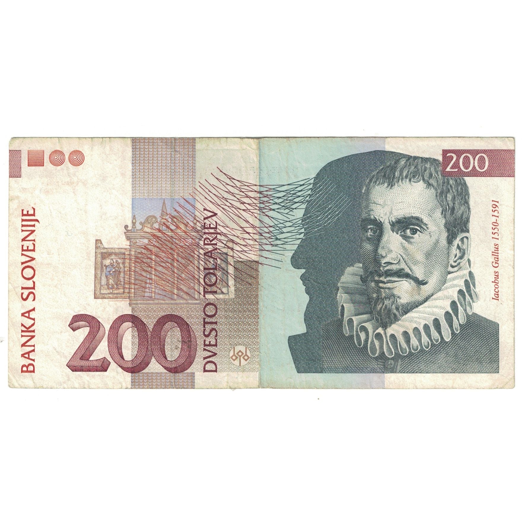 Banknote, Slovenia, 200 Tolarjev, 1997, 1997-10-08, KM:15b, VF(20-25)