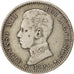 Spain, Alfonso XIII, Peseta, 1904, Madrid, VF(30-35), Silver, KM:721