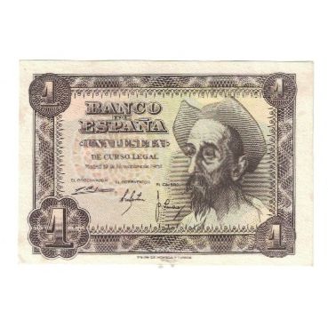 Banknote, Spain, 1 Peseta, 1951, 1951-11-19, KM:139a, UNC(63)
