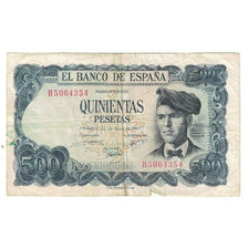Banconote, Spagna, 500 Pesetas, 1971, 1971-07-23, KM:153a, MB