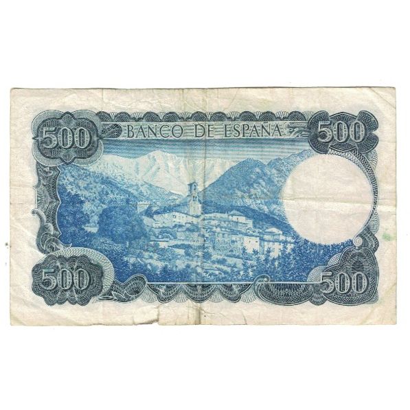 Banknote, Spain, 500 Pesetas, 1971, 1971-07-23, KM:153a, VF(20-25)