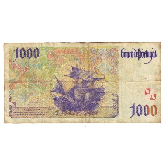 Banknote, Portugal, 1000 Escudos, 1996, 1996-04-18, KM:188a, VF(20-25)