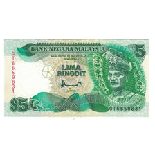 Banconote, Malesia, 5 Ringgit, Undated (1986-89), KM:28b, FDS