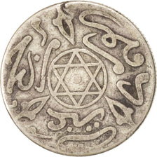 Morocco, 'Abd al-Aziz, Dirham, 1900, Paris,VF(30-35),Silver, KM:10.2,Lecompte127