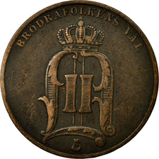 Monnaie, Suède, Oscar II, 5 Öre, 1883, TB+, Bronze, KM:736