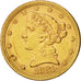 United States, Coronet Head, $5, 1881, U.S. Mint, Philadelphia, AU(50-53),KM 101