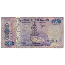 Banknote, Rwanda, 2000 Francs, 2007, 2007-10-31, KM:32, VF(20-25)