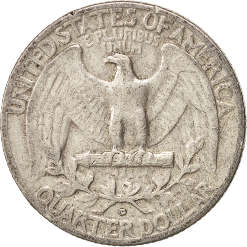 United States, Washington Quarter, 1957, U.S. Mint, Denver, EF(40-45), KM 164