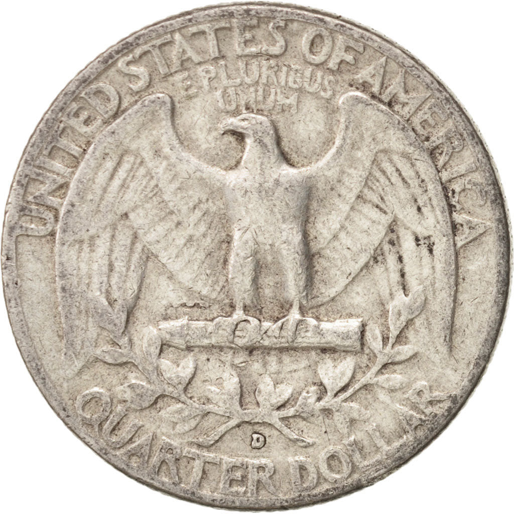 United States, Washington Quarter, 1959, U.S. Mint, Denver, EF(40-45), KM 164