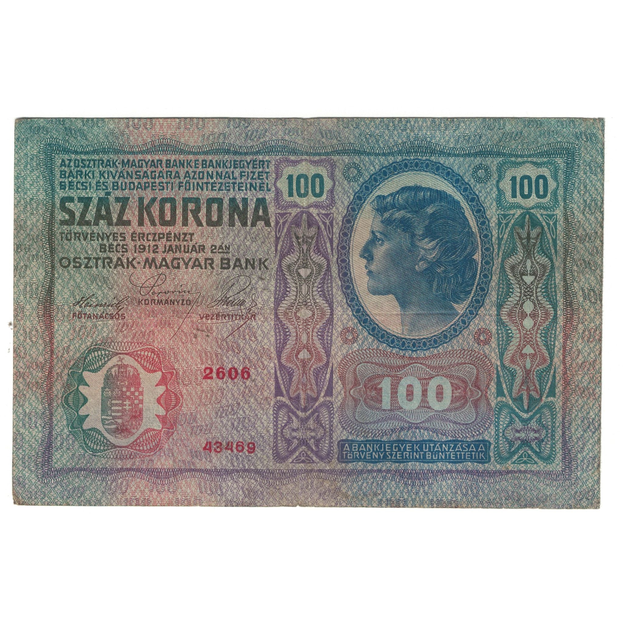 Banknote, Austria, 100 Kronen, 1912, KM:12, EF(40-45)