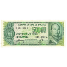 Banknot, Bolivia, 50,000 Pesos Bolivianos, D.1984, 1984-06-05, KM:170a