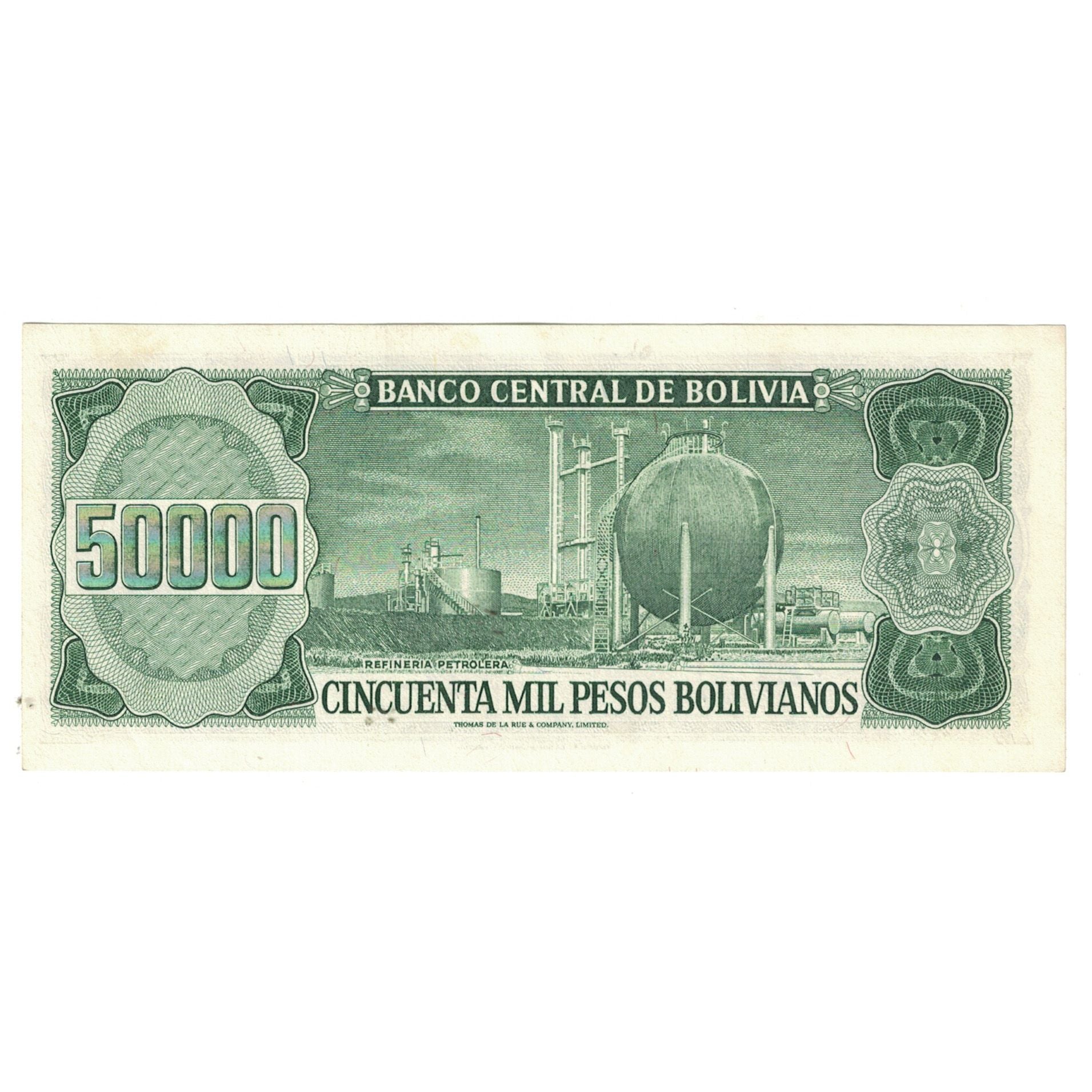 Banknot, Bolivia, 50,000 Pesos Bolivianos, D.1984, 1984-06-05, KM:170a