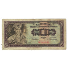 Banknote, Yugoslavia, 1000 Dinara, 1955, 1955-05-01, KM:71a, VF(20-25)