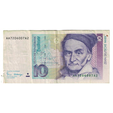 Banknote, GERMANY - FEDERAL REPUBLIC, 10 Deutsche Mark, 1989, 1989-01-02