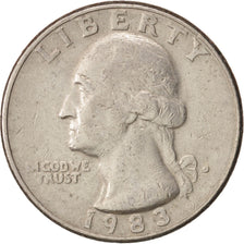 Coin, United States, Washington Quarter, Quarter, 1983, U.S. Mint, Denver