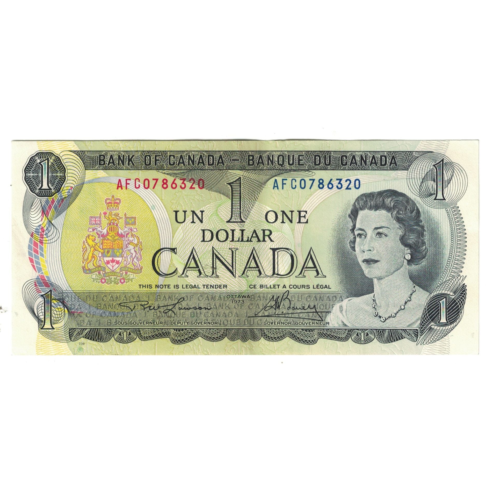 Biljet, Canada, 1 Dollar, 1973, KM:85a, TTB