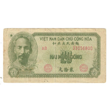 Banknote, Vietnam, 20 D<ox>ng, 1951, KM:60b, VF(20-25)