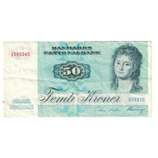 Banknote, Denmark, 50 Kroner, 1972, KM:50a, EF(40-45)